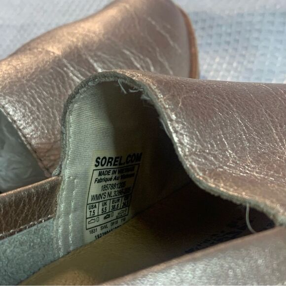 SOREL Women's Ella Slip-On Flats Size 75 in Rose Gold - Picture 7 of 11